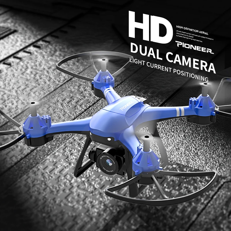 Dowellin X7 الطائرات بدون طيار المضادة للسقوط ومقاومة الاصطدام التدفق البصري كاميرا مزدوجة ثابتة الارتفاع التحكم عن بعد لعبة بدون طيار هدية العيد