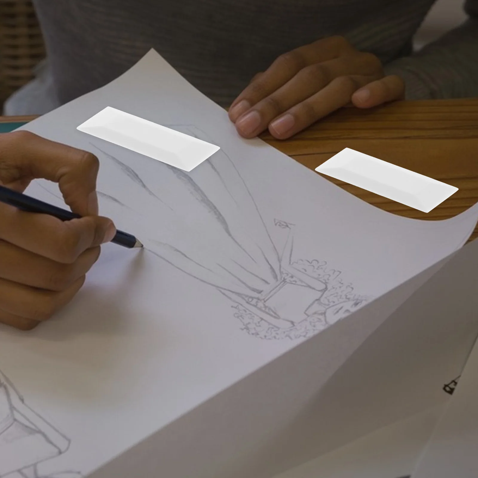 

6Pcs White Pencil Erasers Sketching Eraser Set Clean for Drawing Art Supplies Kneading Eraser Artist Supplies