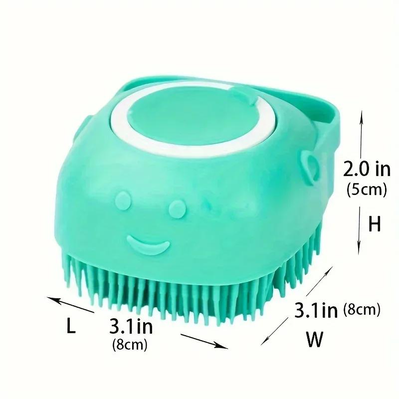 New Bathroom Puppy Dog Cat Bath Massage Gloves Brush Soft Safety Silicone Pet Accessories for Dogs Cats Tools Mascotas Products