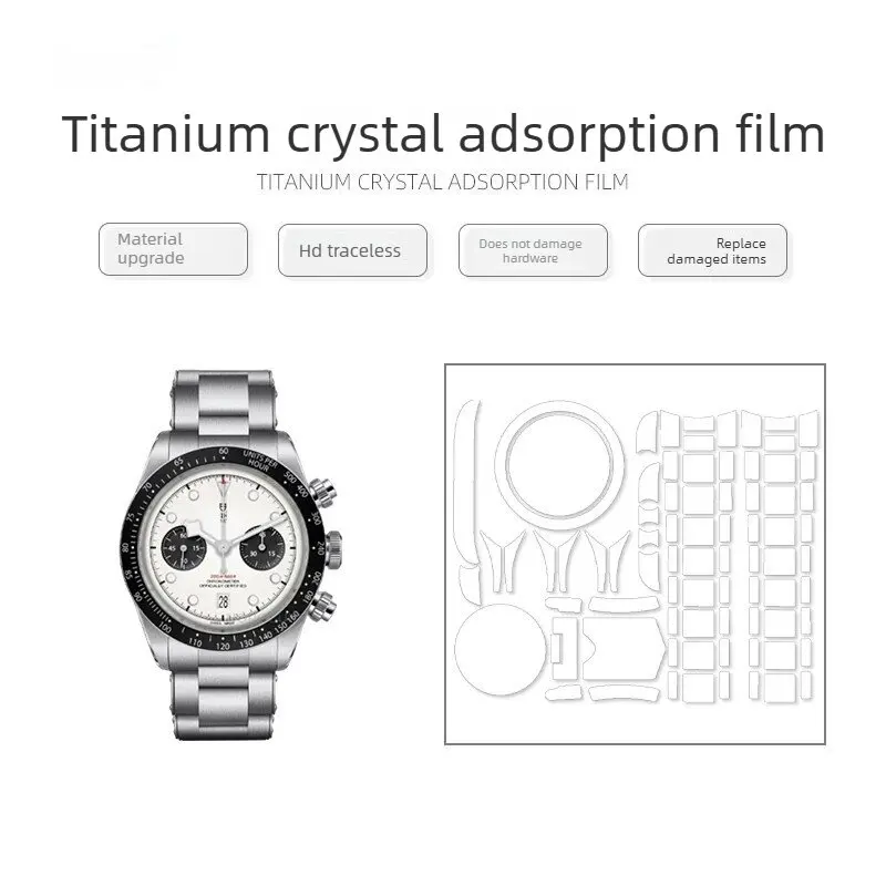 Ready Stock Watch Film For Tudor Black Bay M79360N 41MM Full Set Waterproof Dust-proof Anti-scratch Easy Apply Invisible