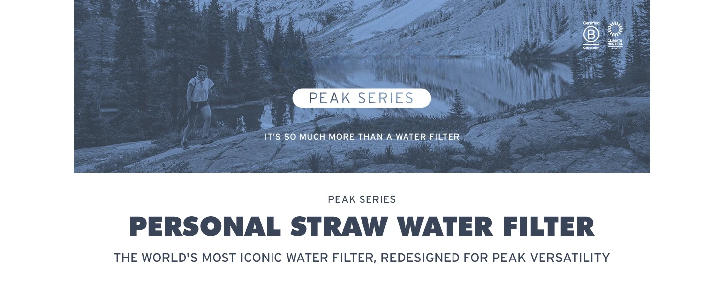 LifeStraw Peak Series - Personal Straw Water Filter