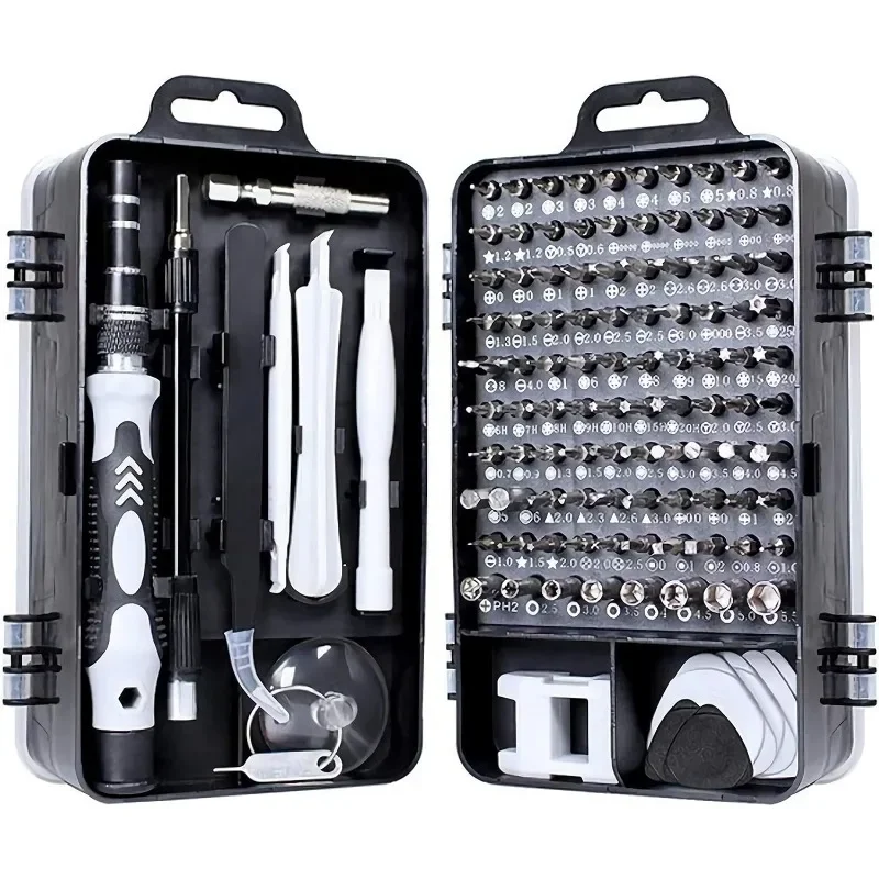 Precision Screwdriver 115 in 1 Set Magnetic Mini Screw Nuts Bits WEEKS Multifunction Household Repair Tools Kit