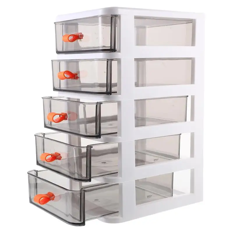 

Five Layer Storage Cabinet Plastic Drawer Type Closet Desk Organizer Boxes Small Plastic Chest Drawers Dressing Table Makeup