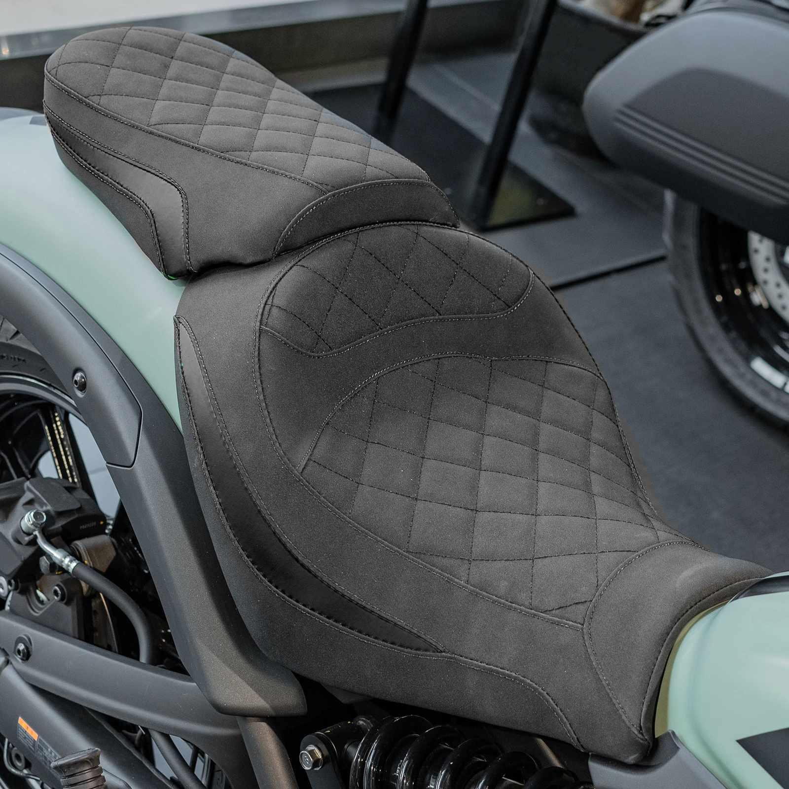 Motorcycle Rider Passenger Pillion Seat Cover For Kawasaki Vulcan S EN650 VN650 2015-2024 Rear Seat Cushion Pads Accessoriess