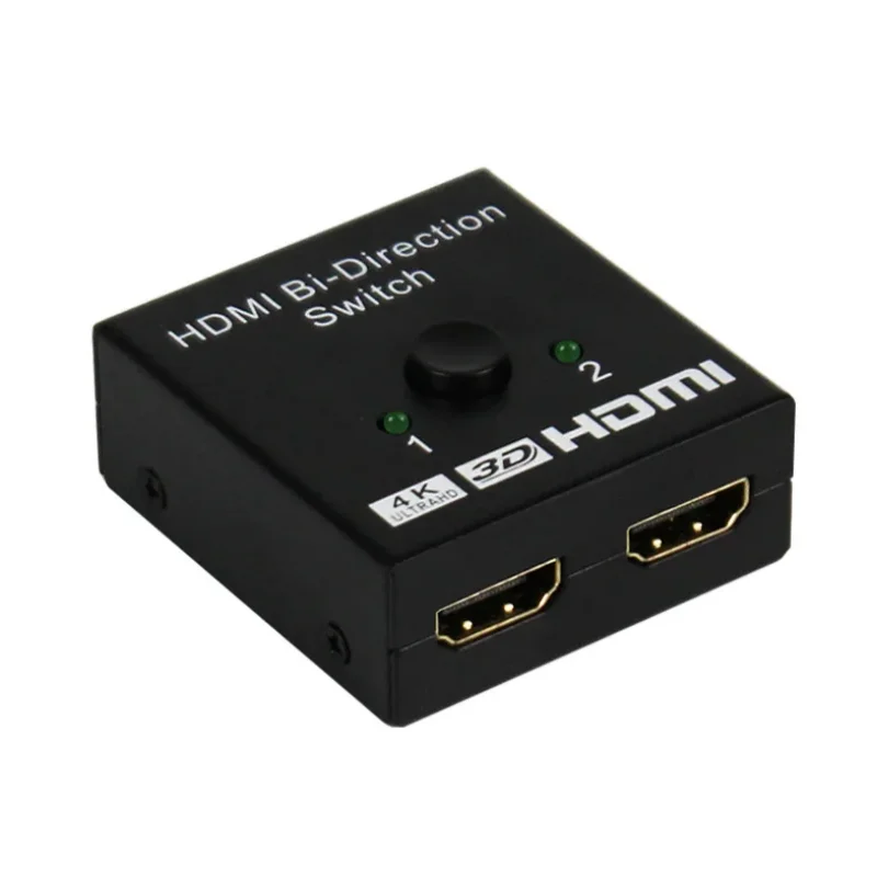 HDMI 2.0 Switch Splitter 4K@60Hz Bi-Directional Switcher 1 in 2 Out