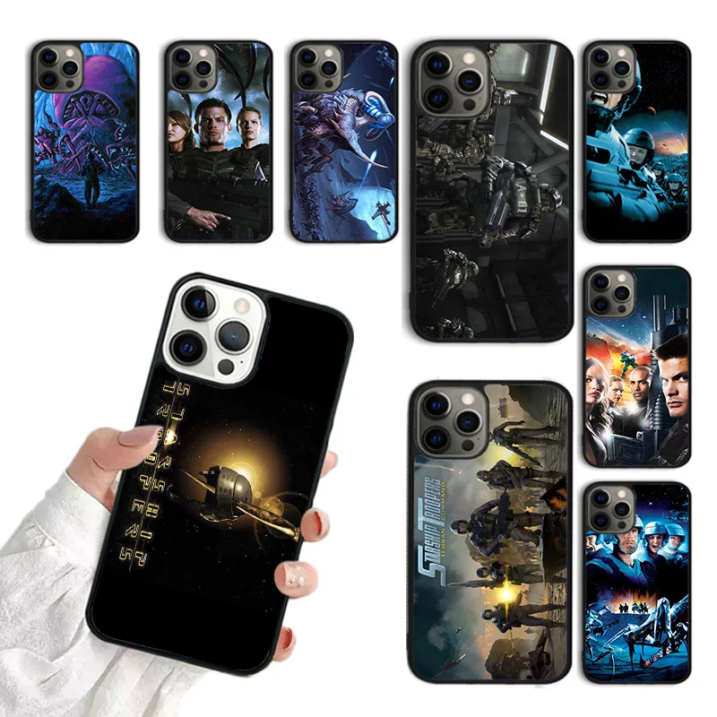 Science Fiction Movie Starship Troopers Phone Case For iPhone 16 15 6 7 8 plus 11 12 mini 13 14 pro max cover  coque