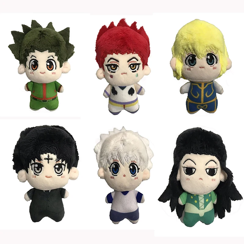 

10cm Anime HUNTER×HUNTER Plush Doll Pendant Hisoka Illumi Zoldyck Chrollo Lucilfer Stuffed Toy For Fans Holiday Gift