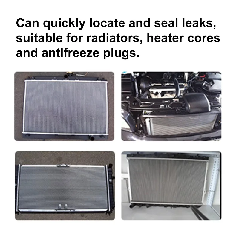 Car Cooling System Sealer Radiator Stop Leak Powder Car Heater Core Cooling System Sealer Repair Kit Car Stop Powder Leak Water