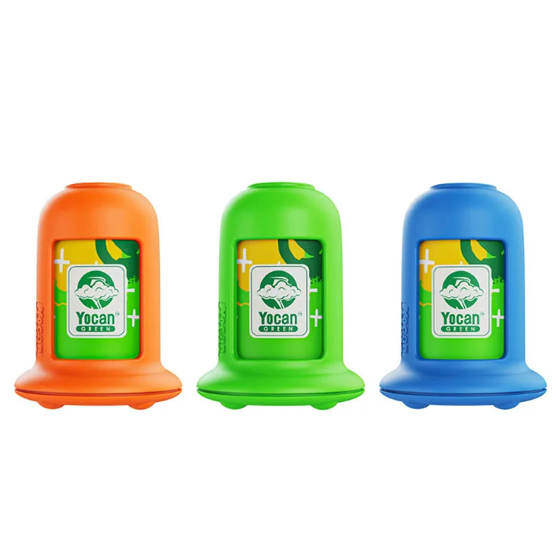 Yocan Green Flying Saucer Personal Air Filter 4 Stage HEPA Filter Replaceable Filter Cart Silicone Case Smoking Accessories