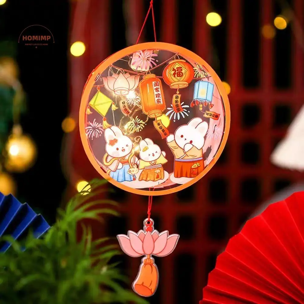 

DIY Material Bag Mid-Autumn Festival Lantern DIY Handmade Glowing Handheld Rabbit Lantern Chinese Style Luminous