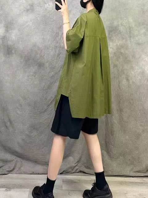 エレ レディース サマー ヴィンテージ オルト スヴェ イルト ルーズ プラスサイズ ファッショナブル トップ ハイエンド感 ネ ピュアカラー