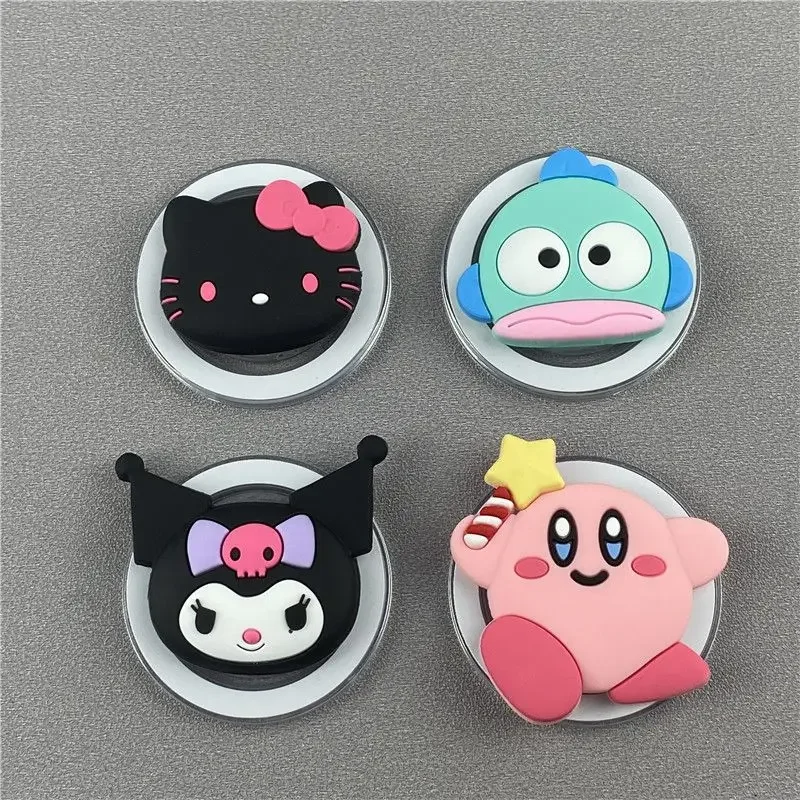 

Sweet Hello Kitty Anime Kawaii Fashion Retractable Stand Cute Sanrio Ins Kuromi Mobile Phone Holder Lovely Gifts for Kids