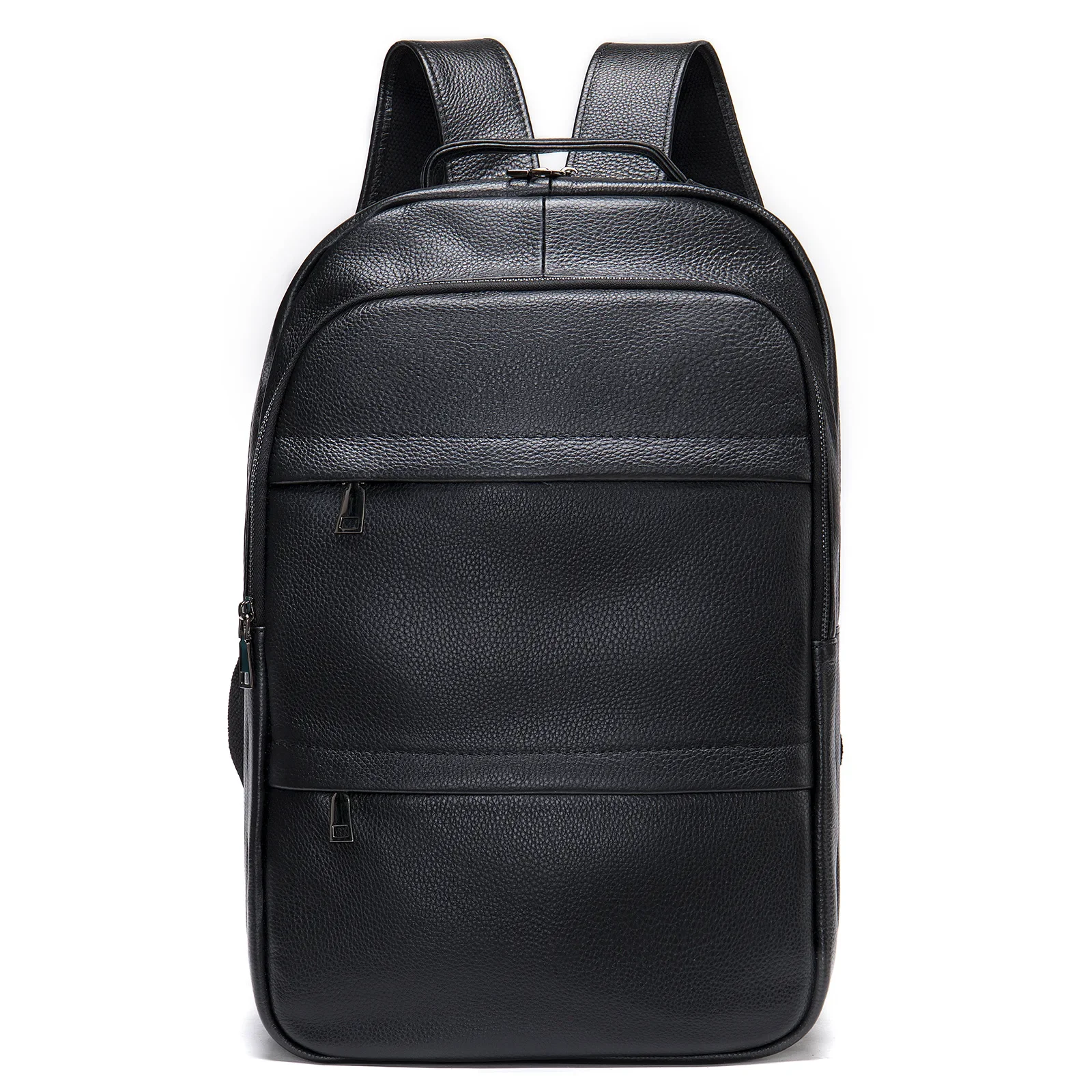 

2024 New Brand Fashion Men Backpack Cow Genuine Leather School Backpack Bag Waterproof Travel Bag Casual Leather Book Laptop Bag