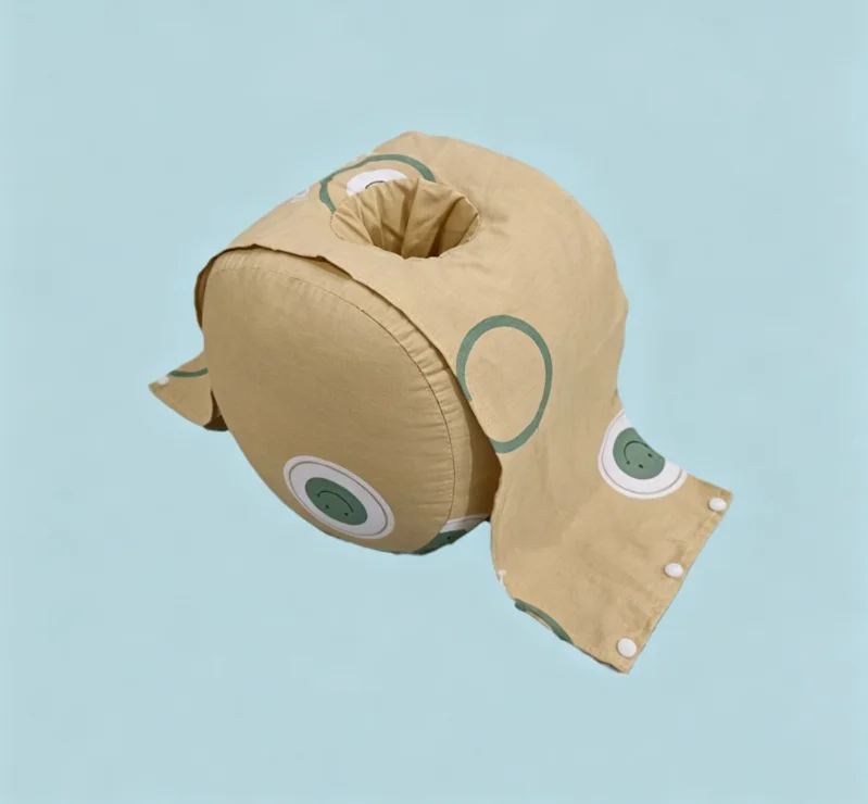 Men Portable Breathable Cushion Fill Cotton Soft Comfortable Hug Pillow Removable Washable Cloth Cover