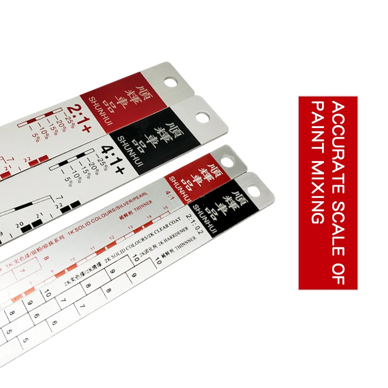Paint Ratio Ruler Paint Mixing Ruler Paint Mixing Ruler Dipstick Scale Ruler Paint Mixing Tool Ruler Paint Tool