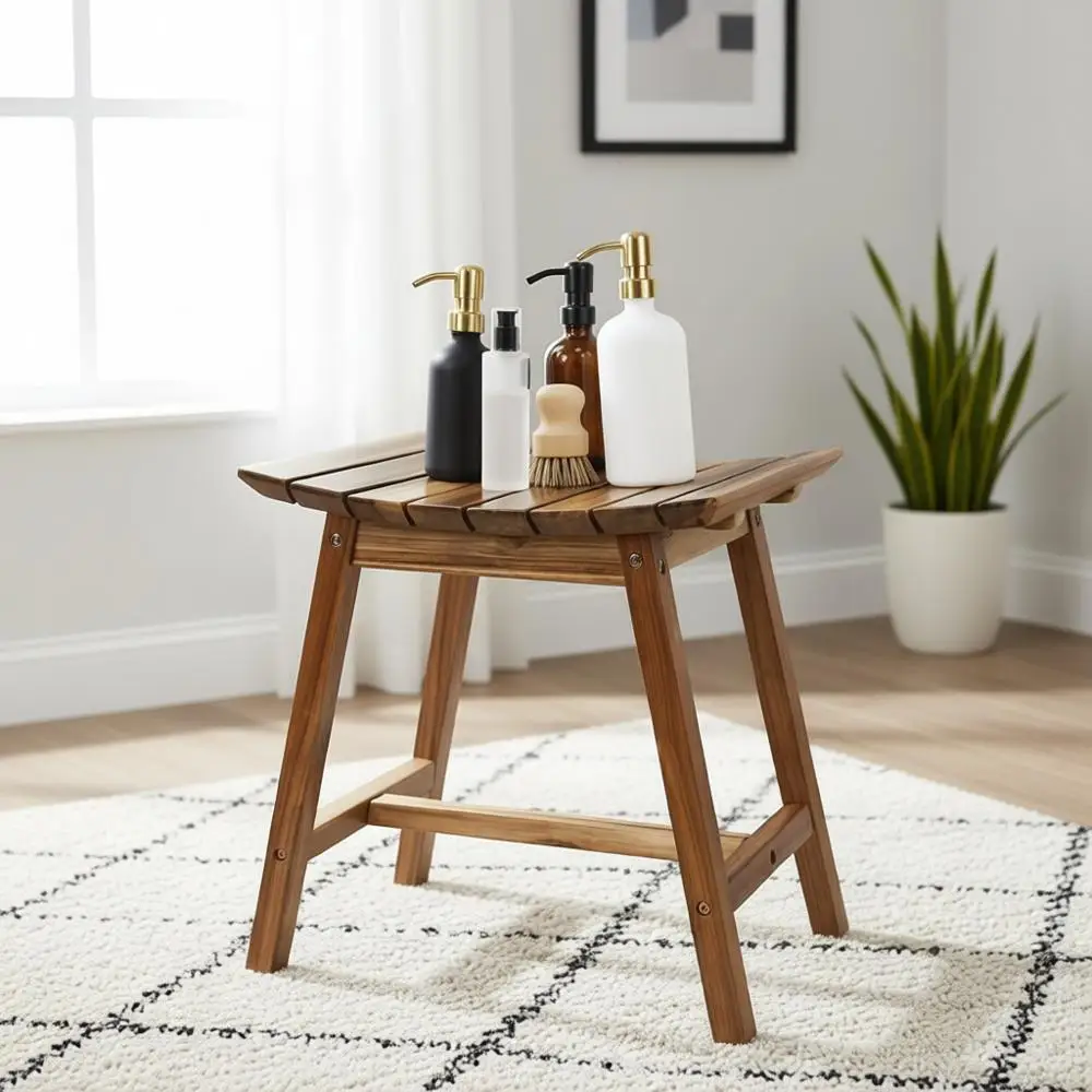 

18-дюймовая водонепроницаемая скамья для душа для пожилых людей, идеально подходит для купания и бритья