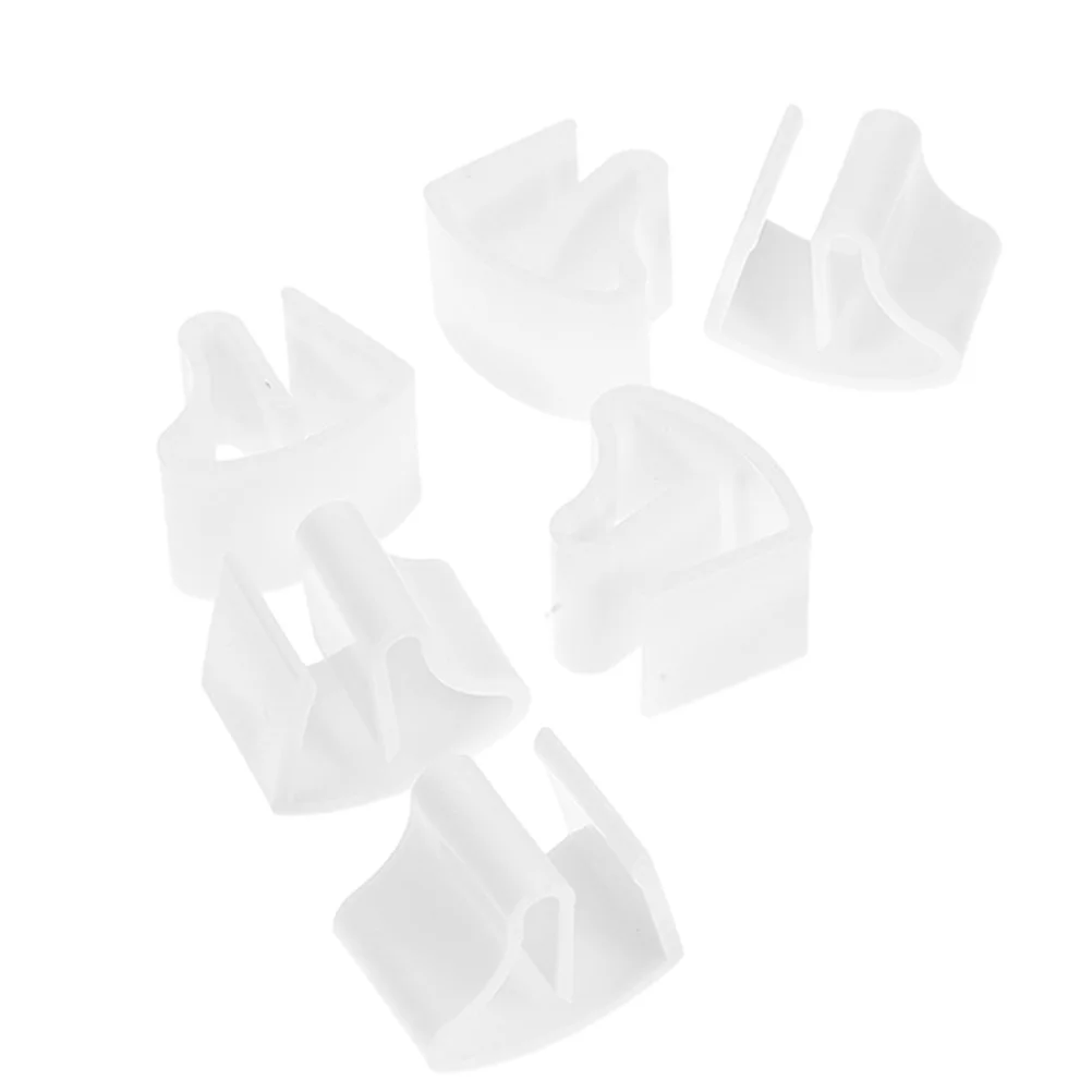 

6Pcs Pleated Curtain Hooks Heavy Duty for Window Drapes Pinch Pleat Hangers Universal Curtain Accessories Home Decoration