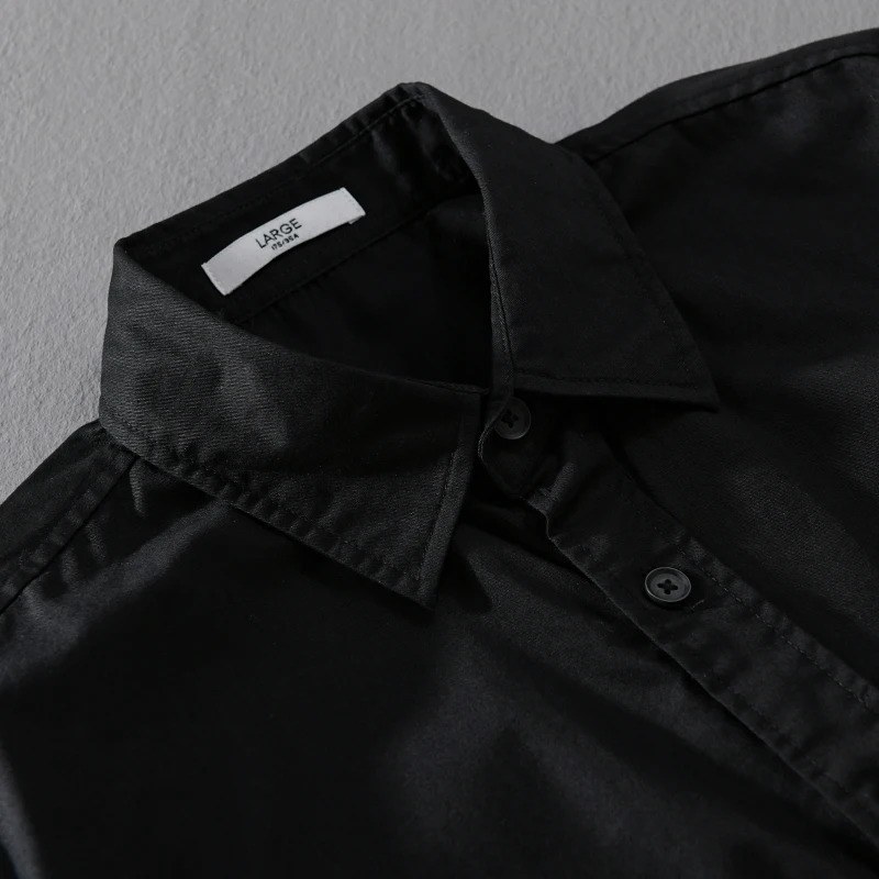 New Unique Long Sleeved Quality Casual Cotton Shirt Men Brand Trendy Comfortable Top Clothes Big Plus Size Chemise Homme