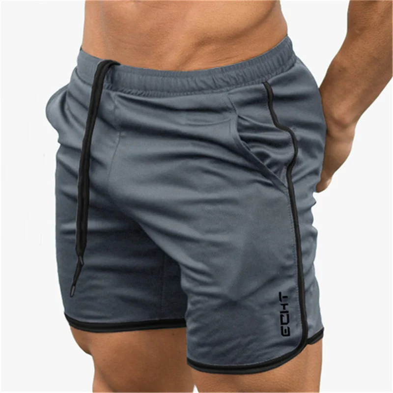 Pantaloncini Fitness da uomo palestre estive allenamento pantaloncini in rete traspirante da uomo Quick Dry Sportswear Jogger Beach pantaloni corti