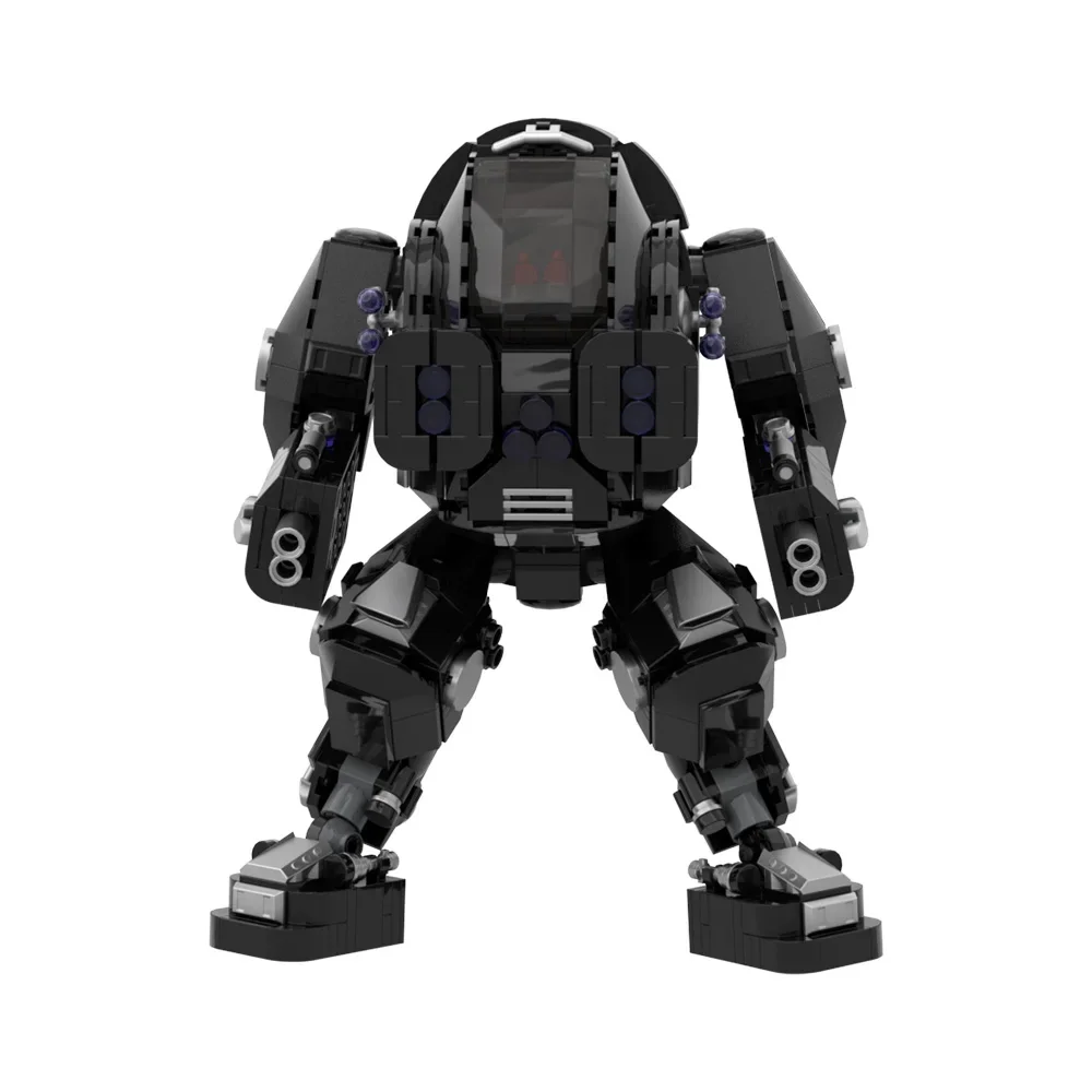 

Gobricks MOC Goliath Mech Building Blocks Model Creativity Black High-tech Battle Robot Bricks Assembly Toys Kids Gifts