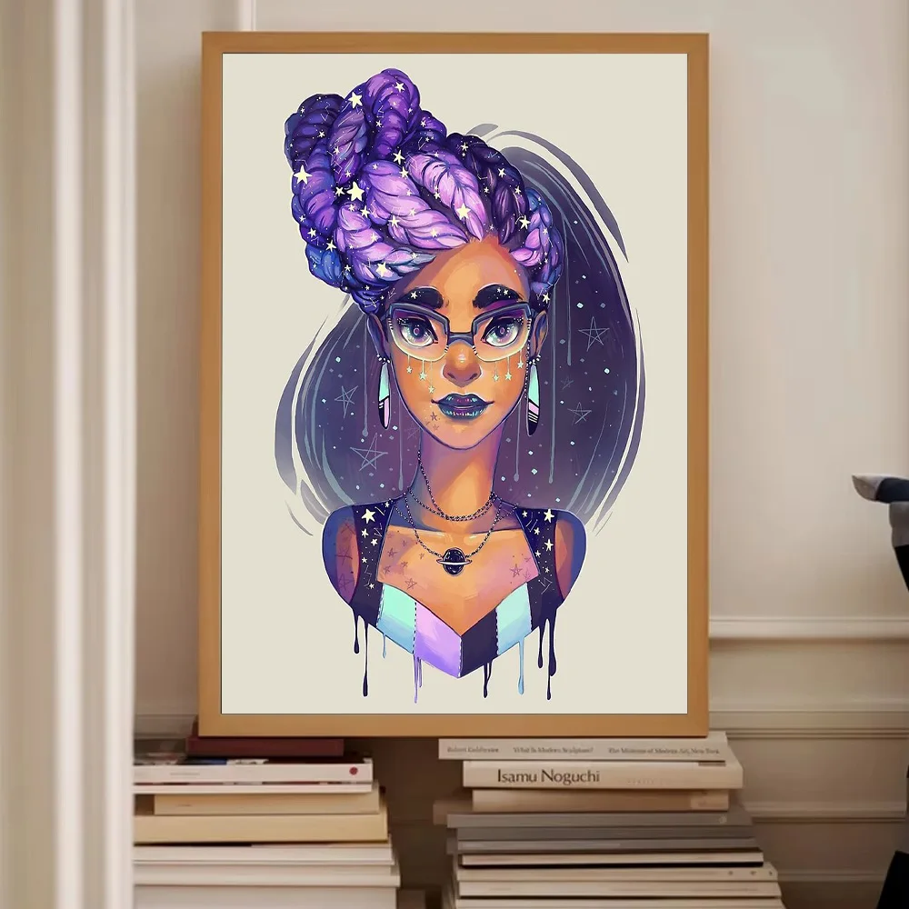 غالاكسي سديم قماش جدار الفن ديكور الفضاء اللوحة الحديثة مجردة الفن طباعة ديكور المنزل #2