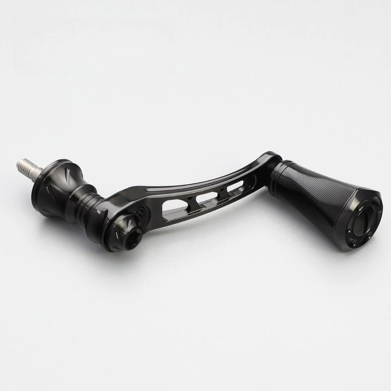 Luya Fishing Double Rocker Arm Aviation Aluminum Grip Ball Spinning Wheel Modified Handle Metal Rocker