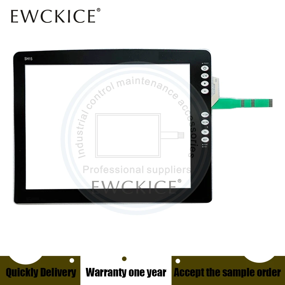 タッチスクリーンおよびメンブレンキーパッド,新品,sh15 hmi plc