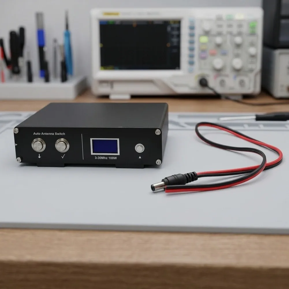 1set ZDKG Shortwave Automatic Antenna-Switcher 100W With For SWR Detection Radio And 3 Antennas Automatic Switching