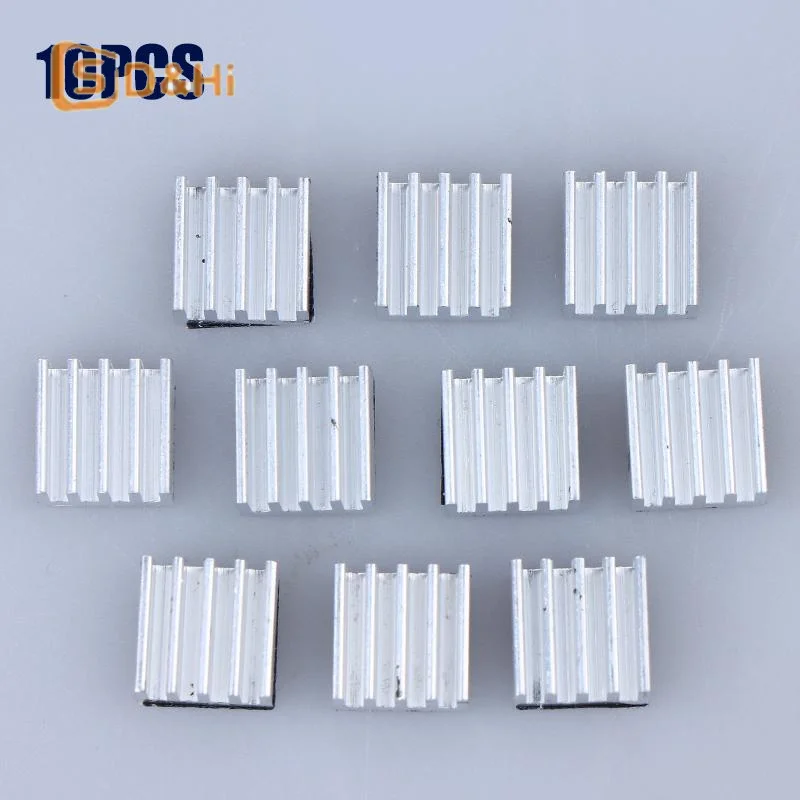 10pcs A4988 Stepper Driver Heat Sink Aluminum HeatSink Cooling Radiator 3D Printer Parts A4988 Dedicated Heatsink