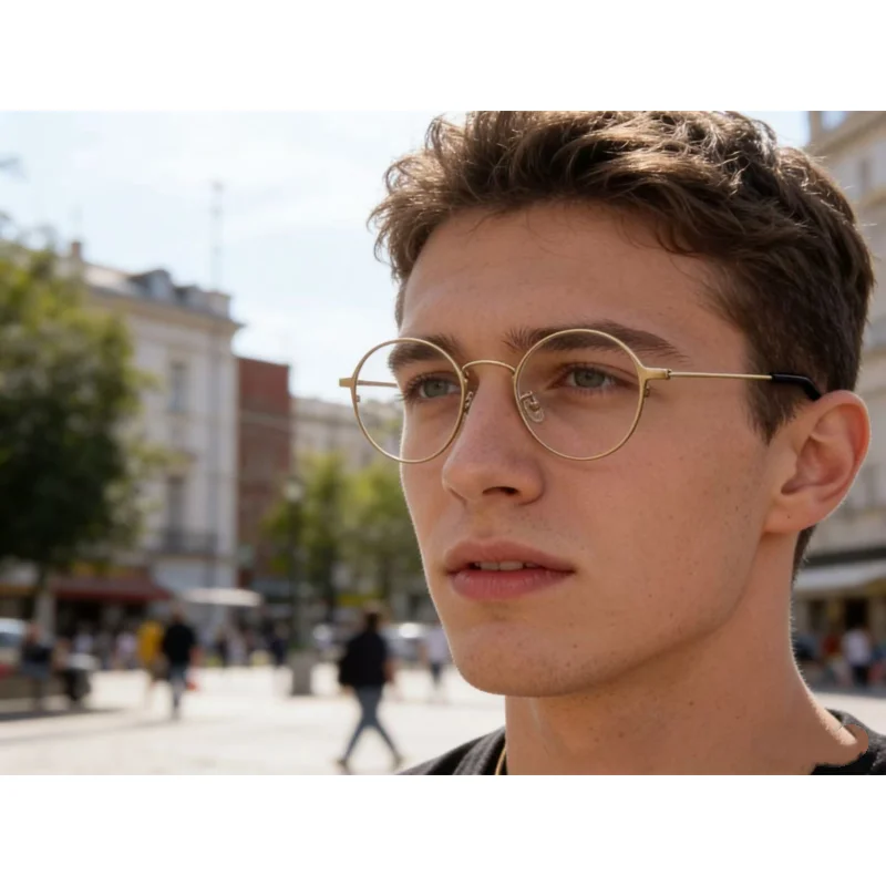 

Y.BBY-X Винтажные ультралегкие круглые очки для чтения из сплава для мужчин и женщин, с защитой от синего света, для коррекции пресбиопии и близорукости