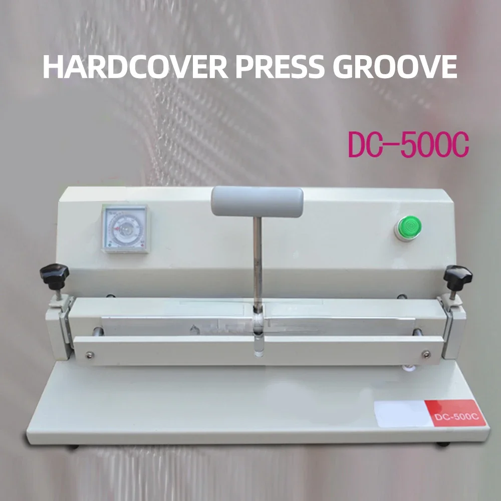 Dc-500c Desktop Book Case Slotting Machine Paper Shaping and Grooving Book Indentation Machine