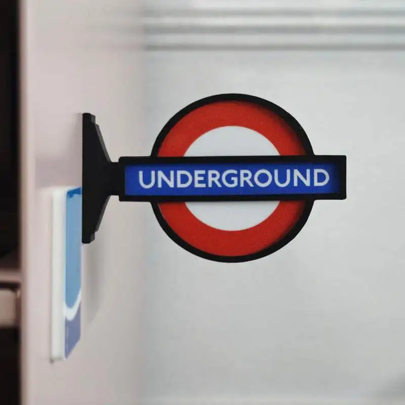 London Underground Oyster Card Fridge Magnet Set Of 2 Creative Decorative Magnets For Home Kitchen Decor Travel Souvenir