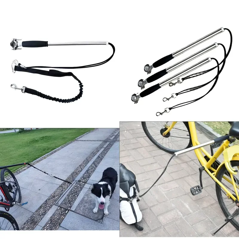 Bicycle Dog Walker Outdoor Walking Elastic Buffer Traction Dog Leash Product Category Bike Trainers & Accessories