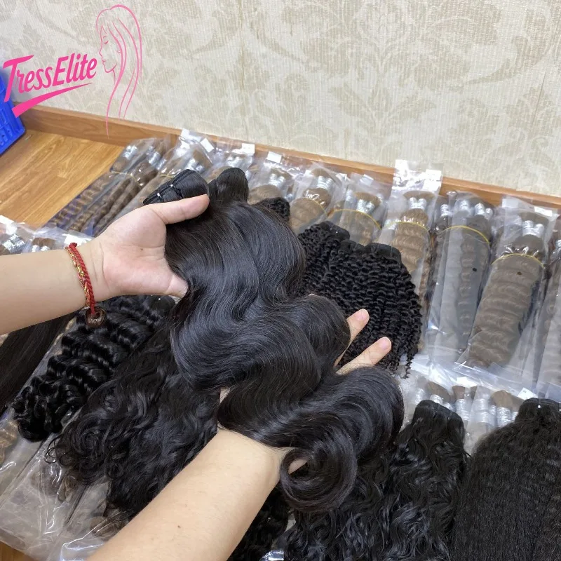 

Premium Body Wave Hair Weaving Bundles Human Hair Natural Color Brazilian Virgin Remy Stylish Comfortable Wear High Quality