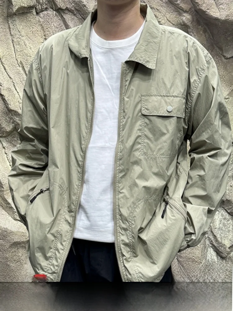 فضفاض الرجال الرياضة في الهواء الطلق Jaet جديد الخريف تصميم الرجعية اليابانية Sle الوجه طوق معطف الشباب ular الوقوف صالح طويل Sve #1