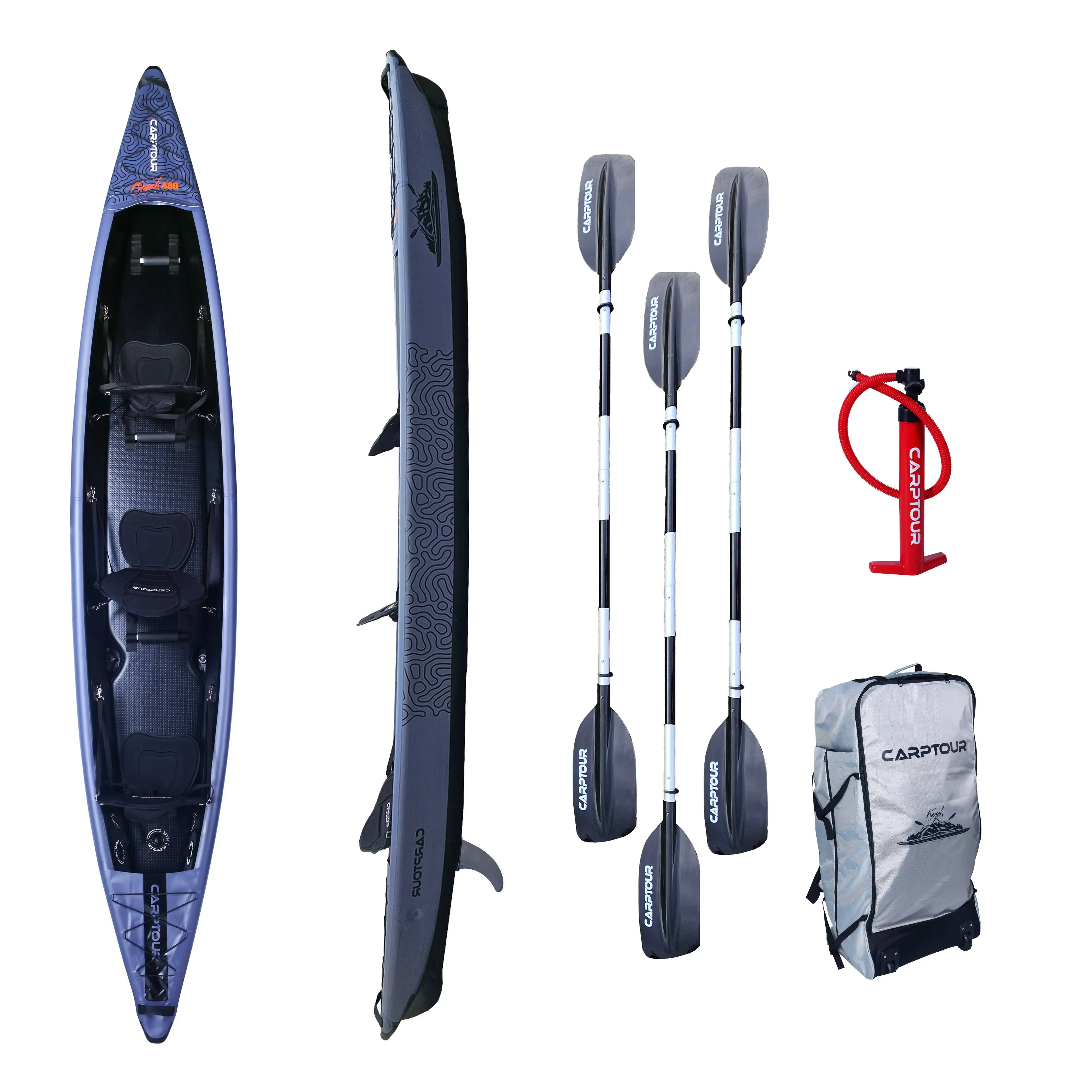 

Inflatable Drop Stitch Kayak 1-3 Person Inflatable Kayak Canoe