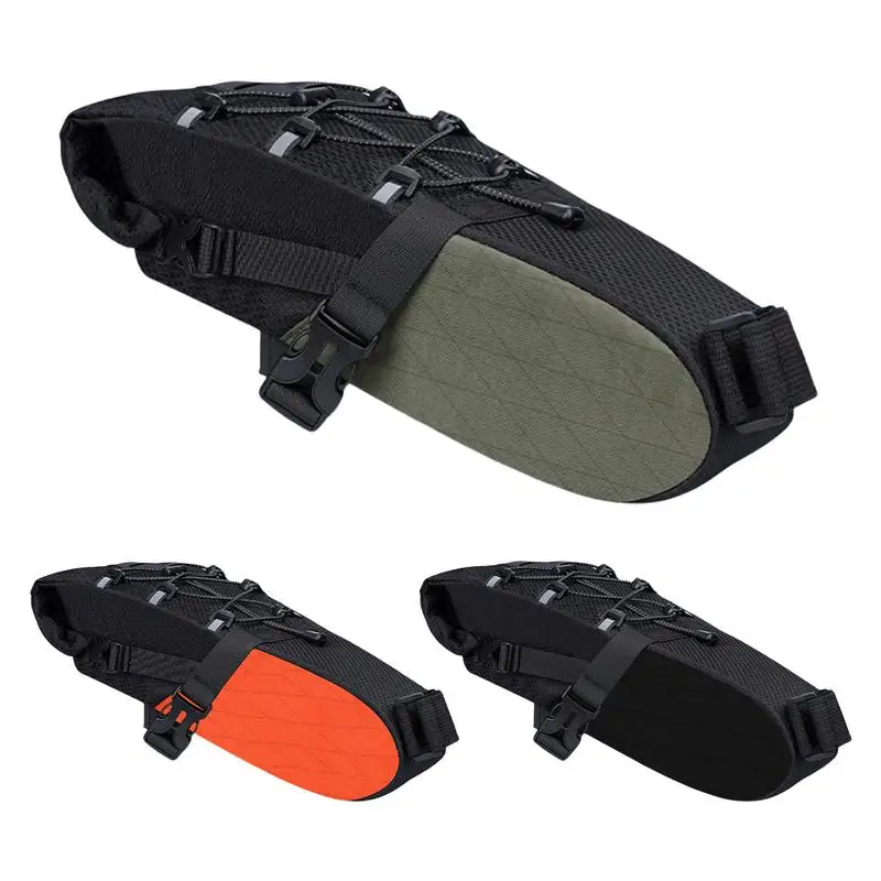 

Bikes Pack Under Seat 5.8L Saddle Pouch For Bike Portable Rear Bags Weather Resistant Cycling Equipment Panniers For Night