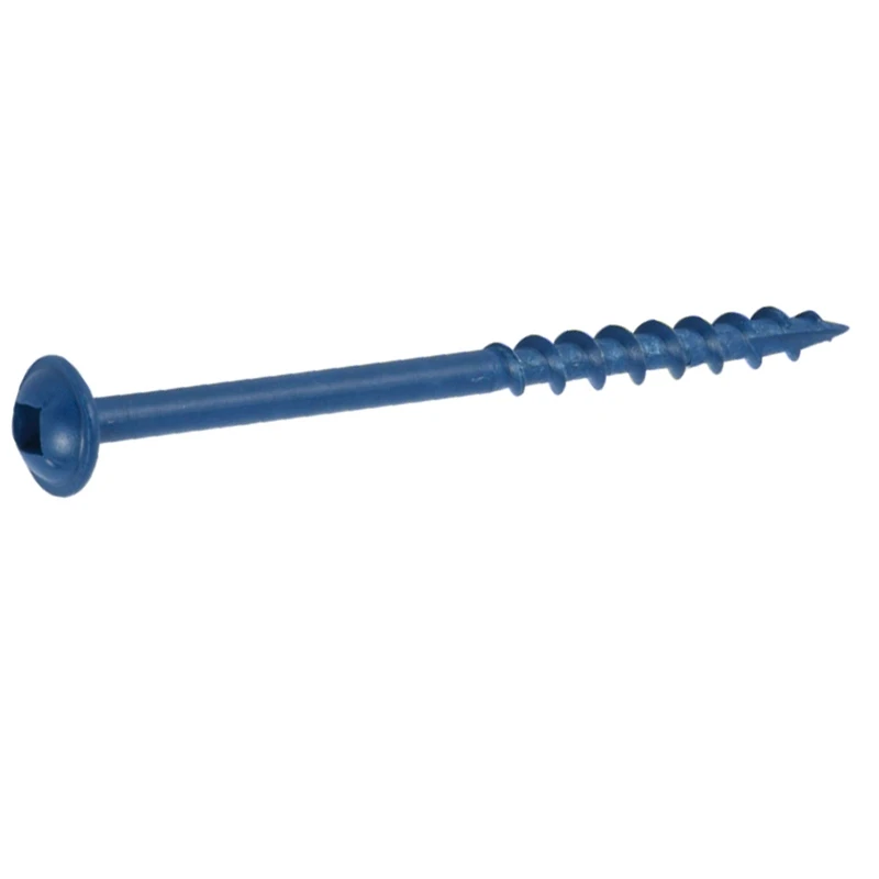 2-1/2-Inch Blue Coarse Washer-Head Pocket Hole Screws, 200Pcs