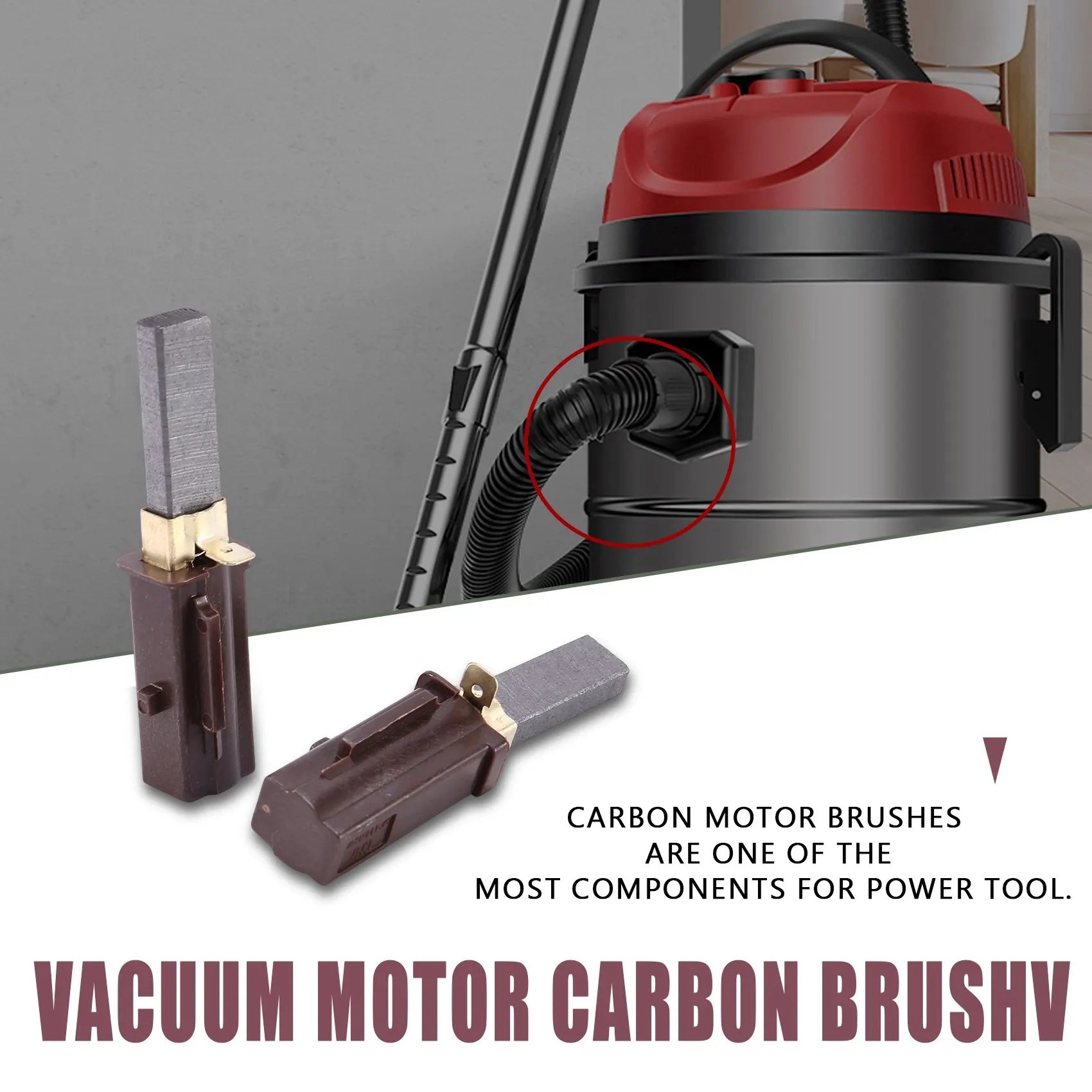 4Pack Vacuum Motor Carbon Brush for Ametek Lamb 2311480, 333261, 33326-1 image 2
