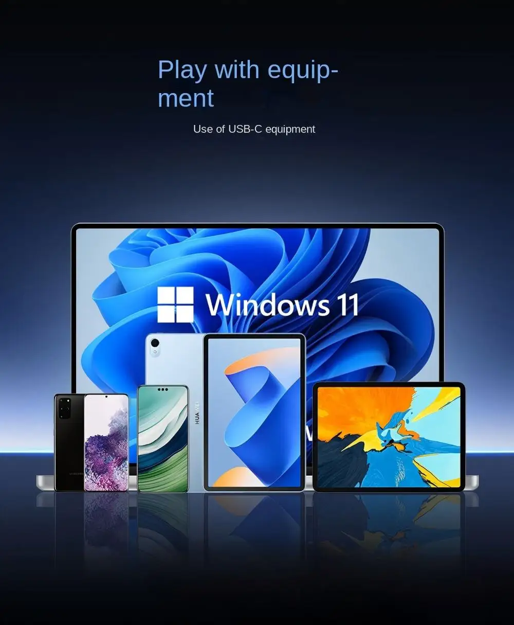 FC&EC WFYEAR جاهز للشحن 3-5 منافذ USB 2.0 Type-C Hub مع شاحن محول متعدد المنافذ 480 ميجابايت في الثانية محطة إرساء من النوع C للهاتف