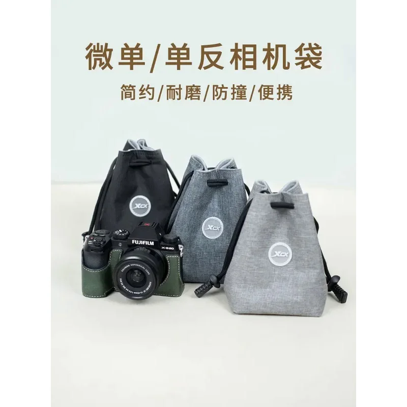 For Fuji Denim Camera Bag Canon Buggy Bag Mirrorless Camera Sony Liner Bag Nikon Protective Case