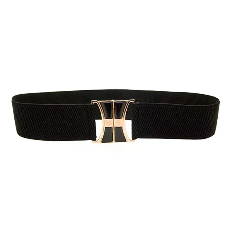 Women Fashion Long Waistband Wide Elastic Stretch Waist Belt For Women Dress