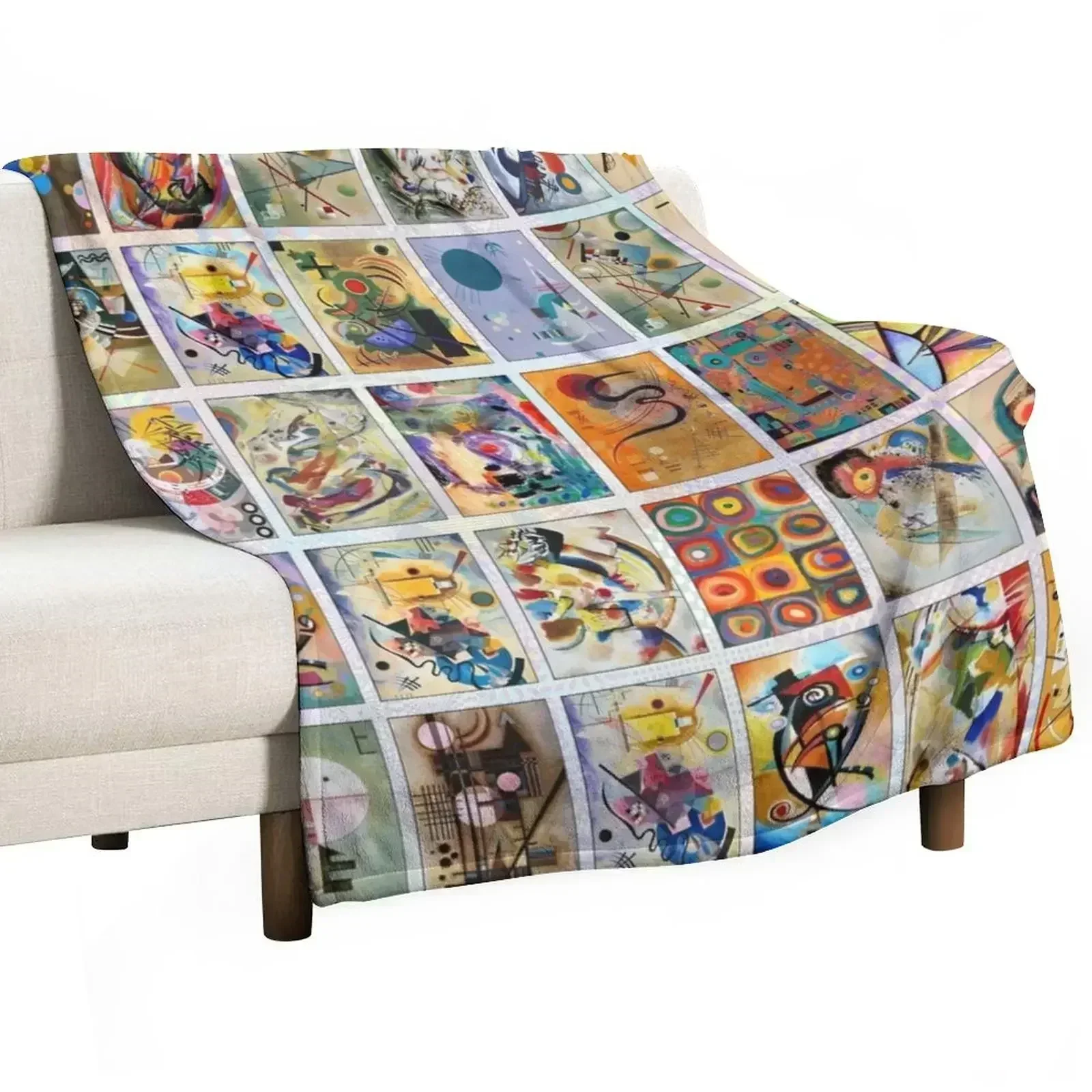 

More Wassily Kandinsky Throw Blanket Nap Soft for sofa Blankets