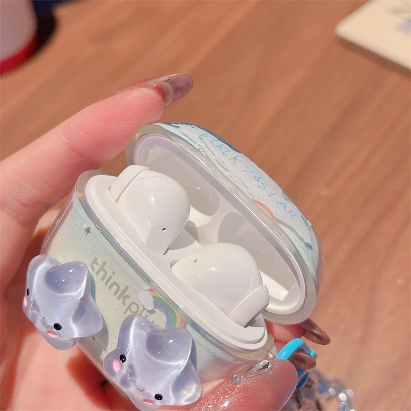 Fashion LP40 Pro Cover for Lenovo Livebuds LP40S Case Protective Decoration Earphone Color for Thinkplus Lp40 Pro Charging Box