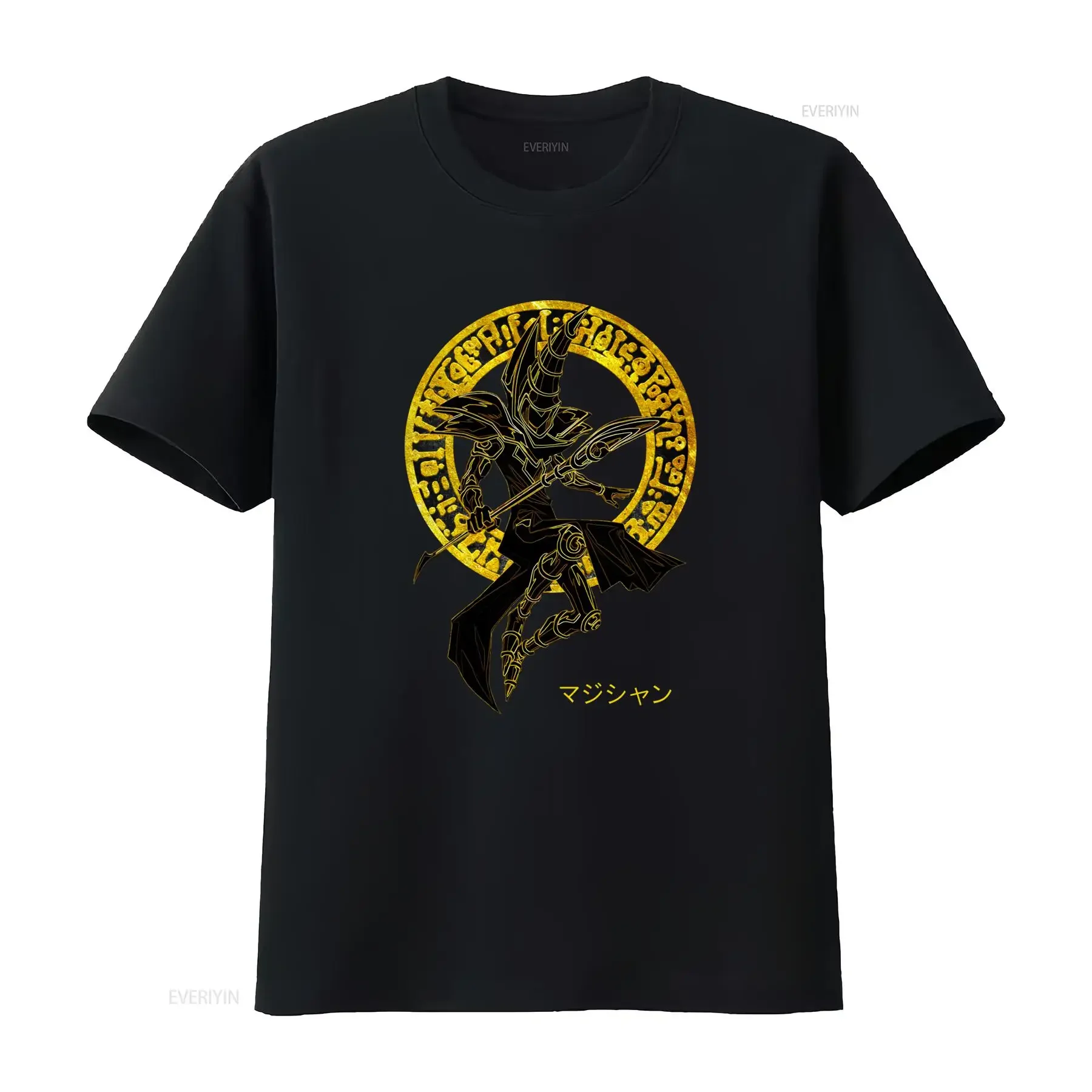 Dark Magician Pharaoh Yami Yugi Ace Monster Yugioh Vintage Oversized T Shirt Size M vintage Washed Comfortable homme Stretched