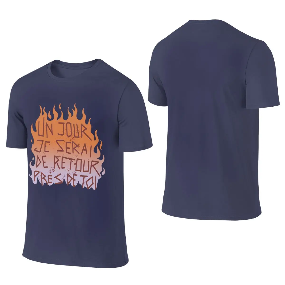 Disco Elysium Un Jour Je Serai Inscription Lightweight Reversible T-shirt Loose Lazy   Shirt