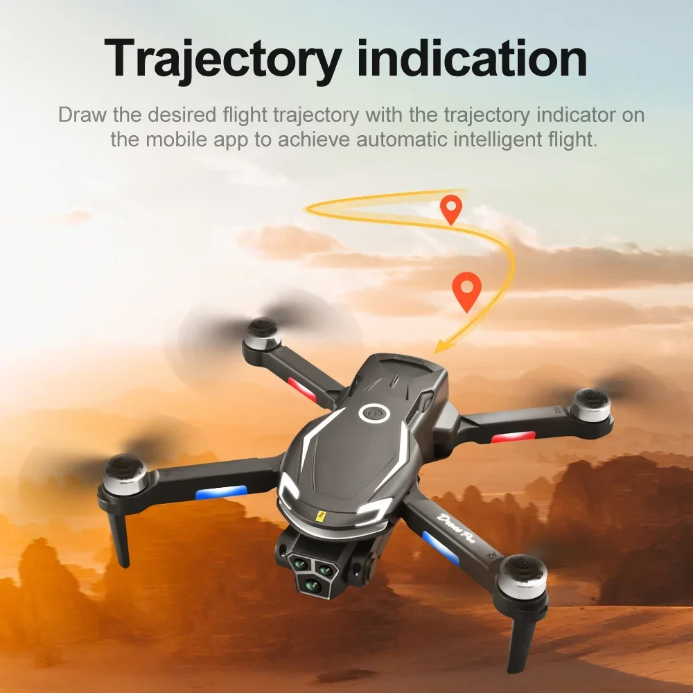 Fyzs v888 drohne 8k 5g gps hd dreifache kamera optische fluss position ierung hindernis vermeidung fotografie rc spielzeug quadcopter für xiaomi