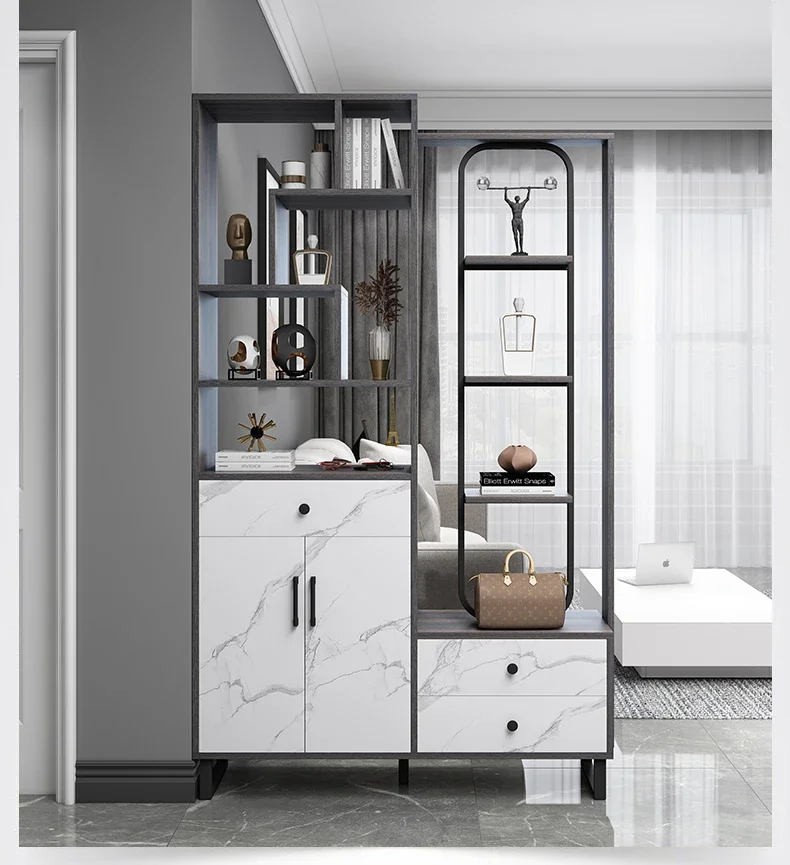 CXH Geïntegreerde entree Woonkamer Muur Hal Moderne eenvoudige plank Multifunctioneel