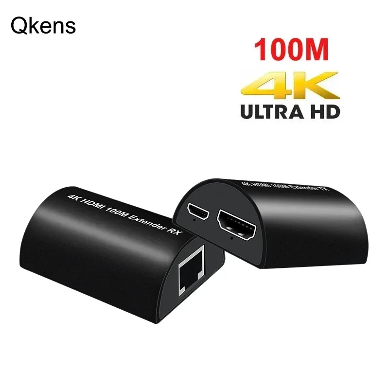 

4K 100M HDMI Extender Video Converter Via CAT5e Cat6 UTP RJ45 LAN Network Ethernet Cable 1080P 60m for PS3 PS4 PS5 Xbox PC To TV