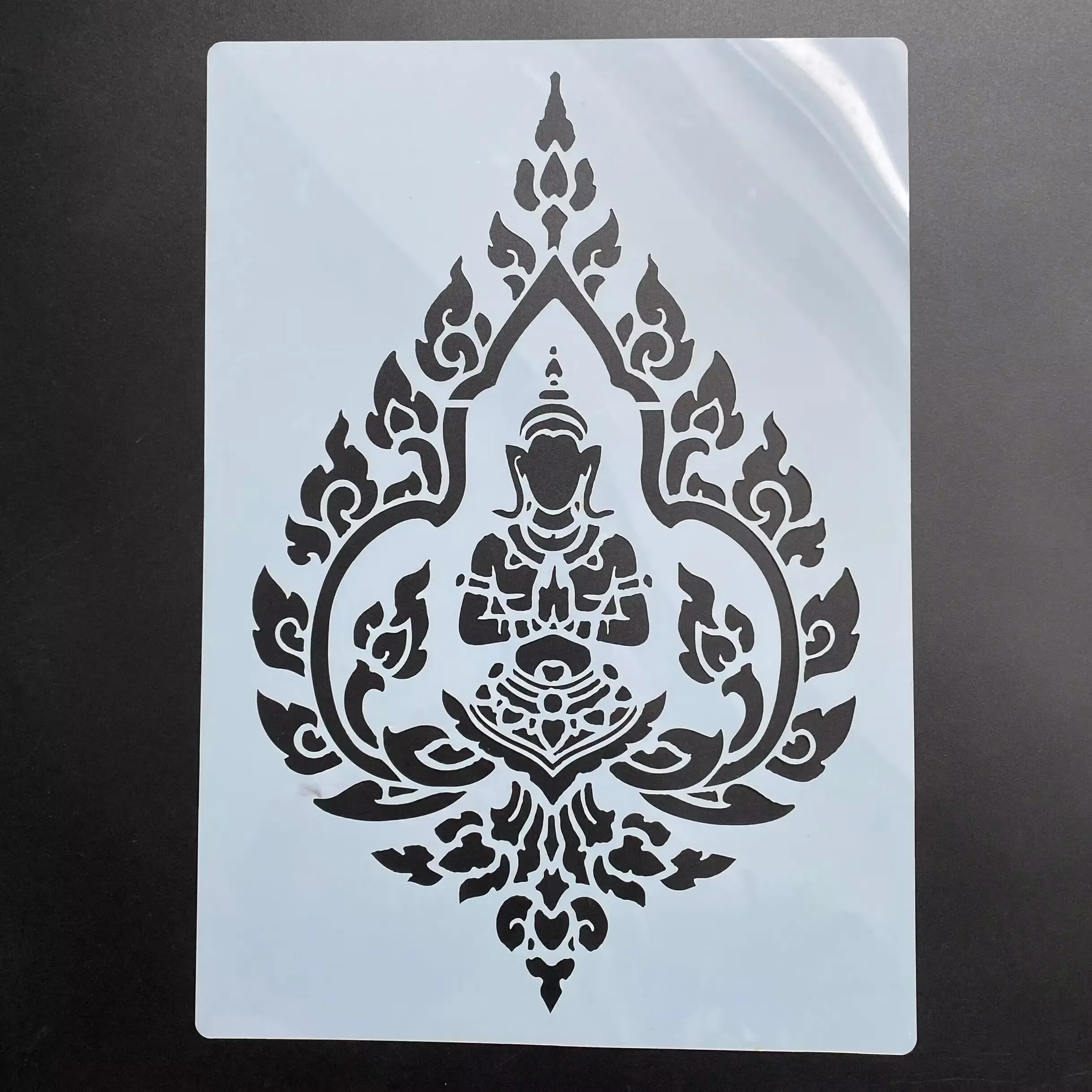 

Figure of the Buddha DIY mandala mold for painting stencils stamped photo album embossed paper card on wood, fabric A4 29 *21cm